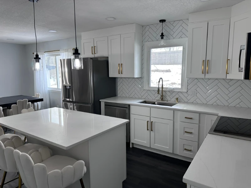 Beautifully remodeled Kansas City kitchen interior